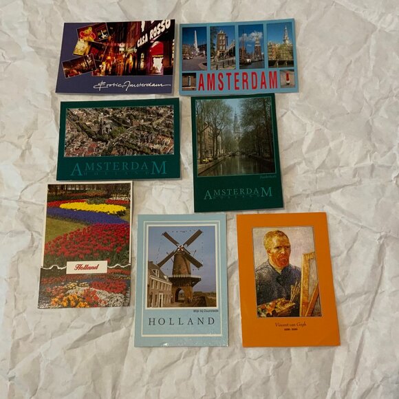 COLOUR POSTCARDS - LOT OF 7 - HOLLAND - Picture 1 of 2